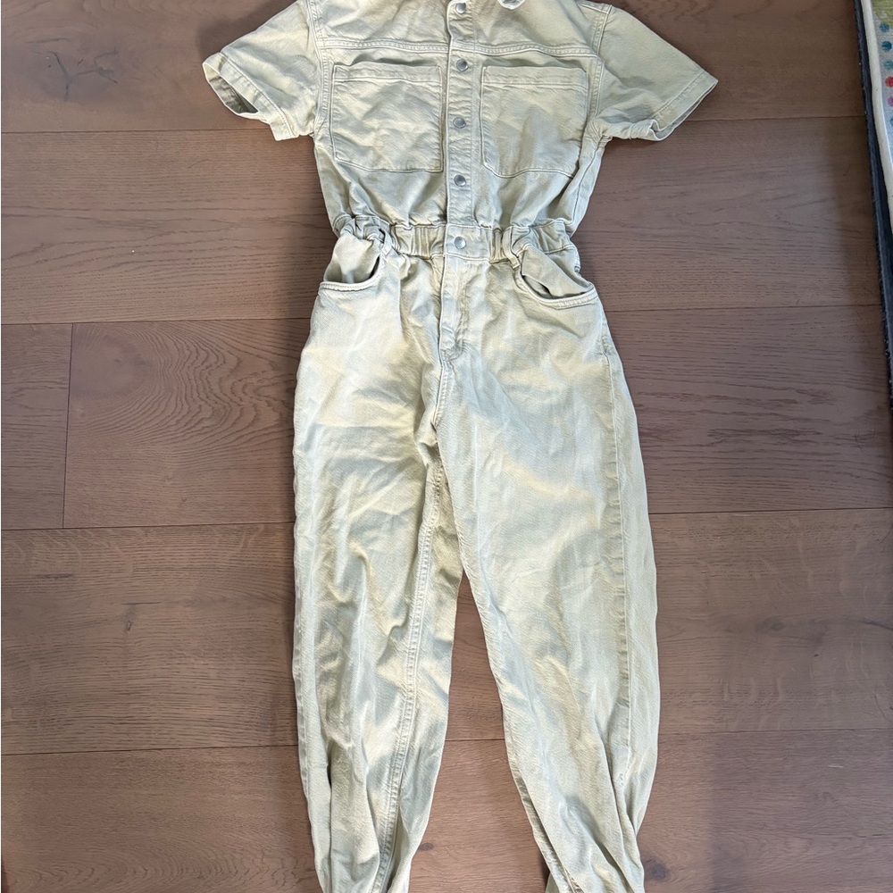 Zara Kids Denim-like Jumpsuit